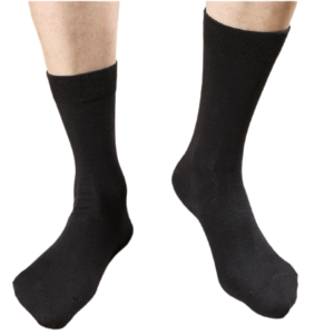 OEM Wholesale Men's Cotton Medium Tube Socks of Solid Color