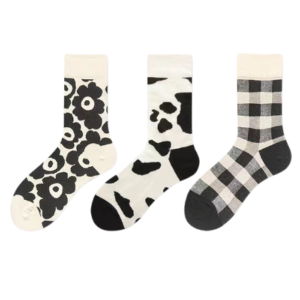 OEM Wholesale Women's Spring and Summer Mid-cylinder Cow Socks