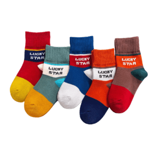 OEM Wholesale Children's Autumn & Winter Cotton Cartoon Medium Tube Socks