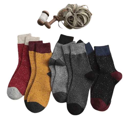 OEM Wholesale Women's Middle Tube Thickened Spell Color Autumn Winter Socks