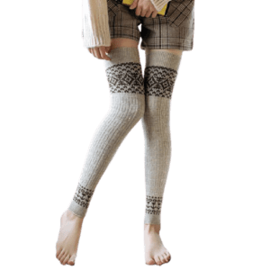 OEM Wholesale Women's Autumn and Winter Wool Knee Warmers